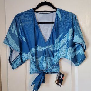 Blackmilk Water Element Kimono Tie Top BNWT